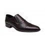 Pantofi barbati, eleganti, piele naturala, negru - GKR01N