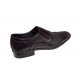 Pantofi barbati, eleganti, piele naturala, negru - GKR01N