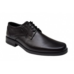 Pantofi barbati, eleganti, piele naturala, Negru - GKR06N