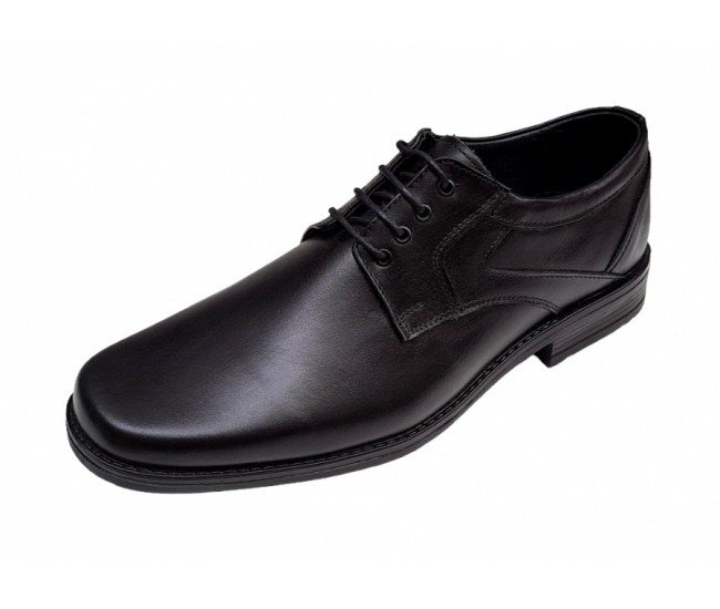 Pantofi barbati, eleganti, piele naturala, Negru - GKR06N