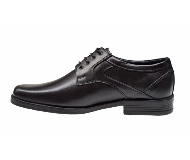 Pantofi barbati, eleganti, piele naturala, Negru, GKR06N