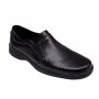 Pantofi barbati casual din piele naturala, cu elastic, marimi 39 la 47, pe calapod lat GKR08N