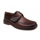 Pantofi barbati, model casual, calapod lat, piele naturala, maro, GKR09M