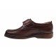 Pantofi barbati, model casual, calapod lat, piele naturala, maro, GKR09M