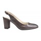Pantofi dama eleganti din piele naturala - Model Angelyna Gri Sidef 