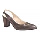 Pantofi dama eleganti din piele naturala - Model Angelyna Gri Sidef 