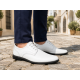 Pantofi Derby bărbați albi din piele naturală, eleganți casual – GKR103AB