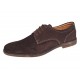 Pantofi barbati casual din piele naturala intoarsa maro GKR103MVEL