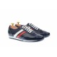 Pantofi barbati sport din piele naturala bleumarin 1055BLM