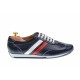 Pantofi barbati sport din piele naturala bleumarin 1055BLM