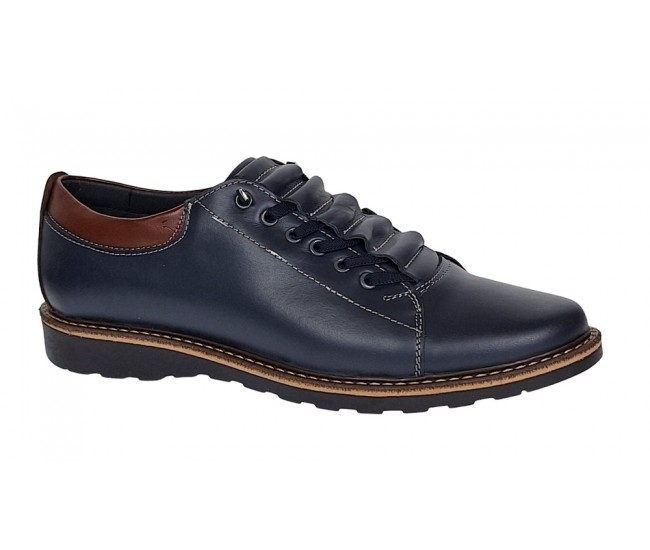 Pantofi barbati sport casual din piele naturala GKR107BL