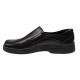 Pantofi barbati casual din piele naturala, marimi pana la 47, cu elastic, pe calapod lat, GKR10N
