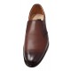 Pantofi barbati eleganti din piele naturala maro fara siret - GKR117ELM