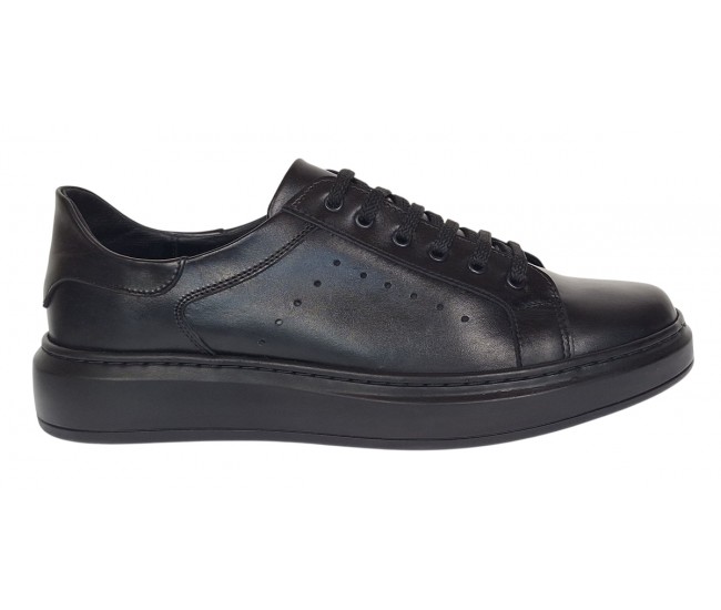 Pantofi barbati casual piele naturala de culoare neagra Aldo GKR118N