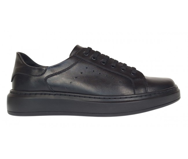 Pantofi barbati casual piele naturala de culoare neagra Aldo GKR118N