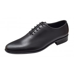 Pantofi barbati eleganti din piele naturala de culoare neagra GKR119N