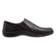 Pantofi casual barbati din piele naturala - Model negru perforat GKR125N