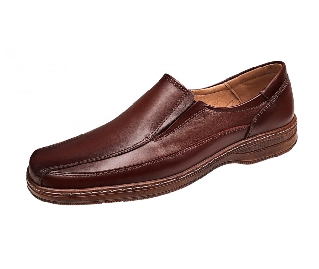 Pantofi casual barbati din piele naturala - Model Maro fara siret GKR126M