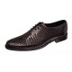 Pantofi eleganti barbati din piele naturala croco lac - Model Donato Negru