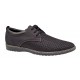 Pantofi barbati din piele naturala - Model Sport Casual Perforat Negru 128N