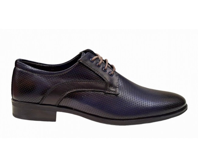 Pantofi barbati, eleganti, piele naturala, Bleumarin inchis, GKR12BL