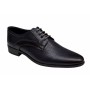 Pantofi barbati eleganti din piele naturala Negru GKR12N