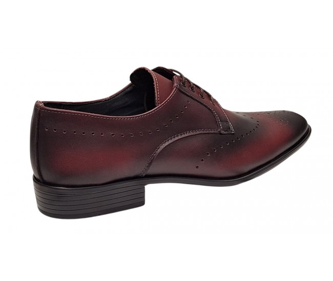 Pantofi eleganti barbati din piele naturala - Model Bordeaux 131