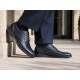 Pantofi barbati bleumarin din piele naturala – model casual Navero GKR133BL