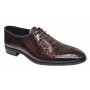 Pantofi eleganti barbati din piele naturala croco lac Maro GKR134CRM