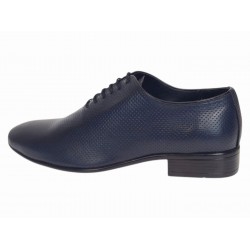 Pantofi barbati eleganti bleumarin din piele naturala GKR135BLPF