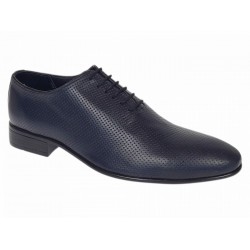 Pantofi barbati eleganti bleumarin din piele naturala GKR135BLPF