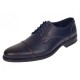 Pantofi barbati office eleganti din piele naturala bleumarin inchis - GKR138BLUE