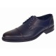 Pantofi barbati office eleganti din piele naturala bleumarin inchis - GKR138BLUE
