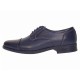 Pantofi barbati office eleganti din piele naturala bleumarin inchis - GKR138BLUE