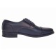 Pantofi barbati office eleganti din piele naturala bleumarin inchis - GKR138BLUE