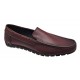 Mocasini barbati casual din piele naturala - Visiniu GKR13VIS