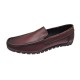 Mocasini barbati casual din piele naturala - Visiniu GKR13VIS