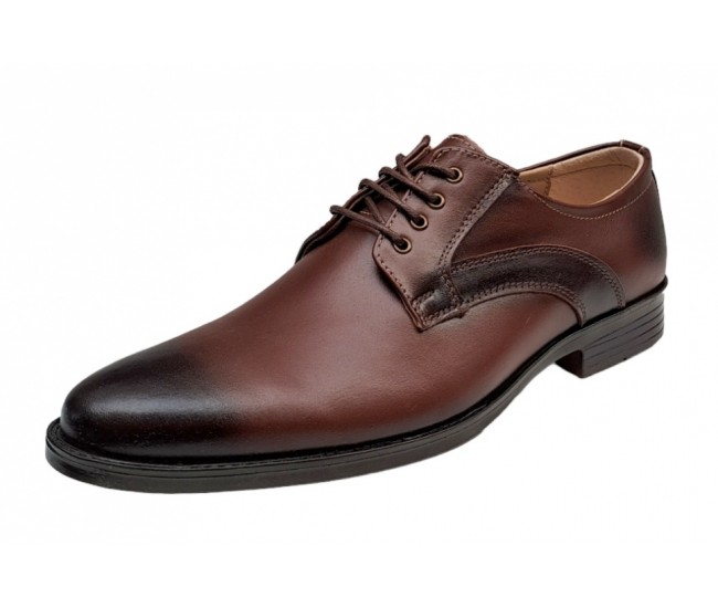 Pantofi barbati, eleganti, piele naturala, maro - GKR14M