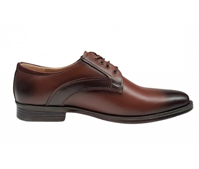 Pantofi barbati, eleganti, piele naturala, maro - GKR14M