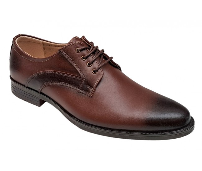 Pantofi barbati, eleganti, piele naturala, maro - GKR14M