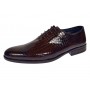 Pantofi barbati maro croco lac – eleganti pentru tinute de eveniment GKR150CRM