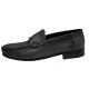 Mocasini barbatesti din piele naturala de culoare neagra GKR15N