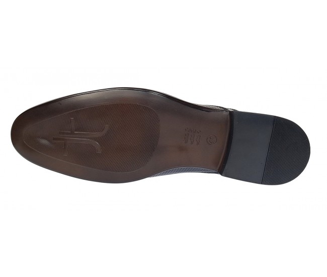 Pantofi barbati eleganti din piele naturala Negru GKR1PFN