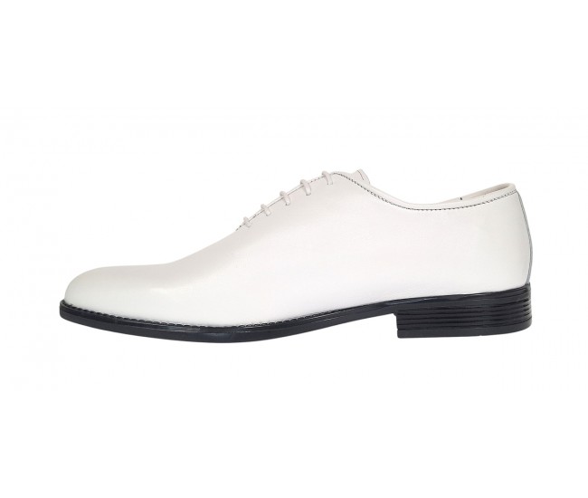 Pantofi barbati eleganti din piele naturala Alb - GKR200A