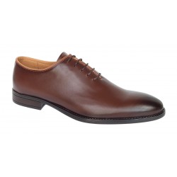 Pantofi barbati eleganti din piele naturala maro cognac - GKR200M