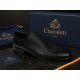 Pantofi barbati eleganti din piele naturala de culoare neagra Donatto M GKR200MTR