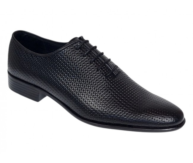 Pantofi barbati eleganti din piele naturala de culoare neagra Donatto M GKR200MTR