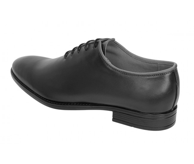 Pantofi barbati eleganti din piele naturala de culoare neagra Donatto GKR200NBOX