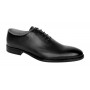 Pantofi barbati eleganti din piele naturala de culoare neagra - GKR200N
