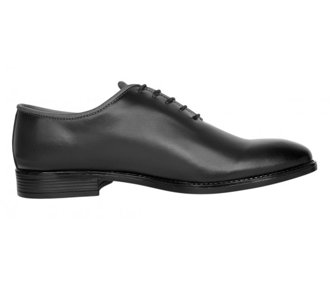Pantofi barbati eleganti din piele naturala de culoare neagra - GKR200N